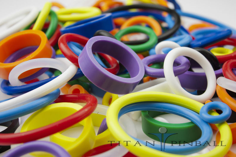 Universal Pinball Machine Rubber Ring Kit – Titan Competition Silicone – PINK