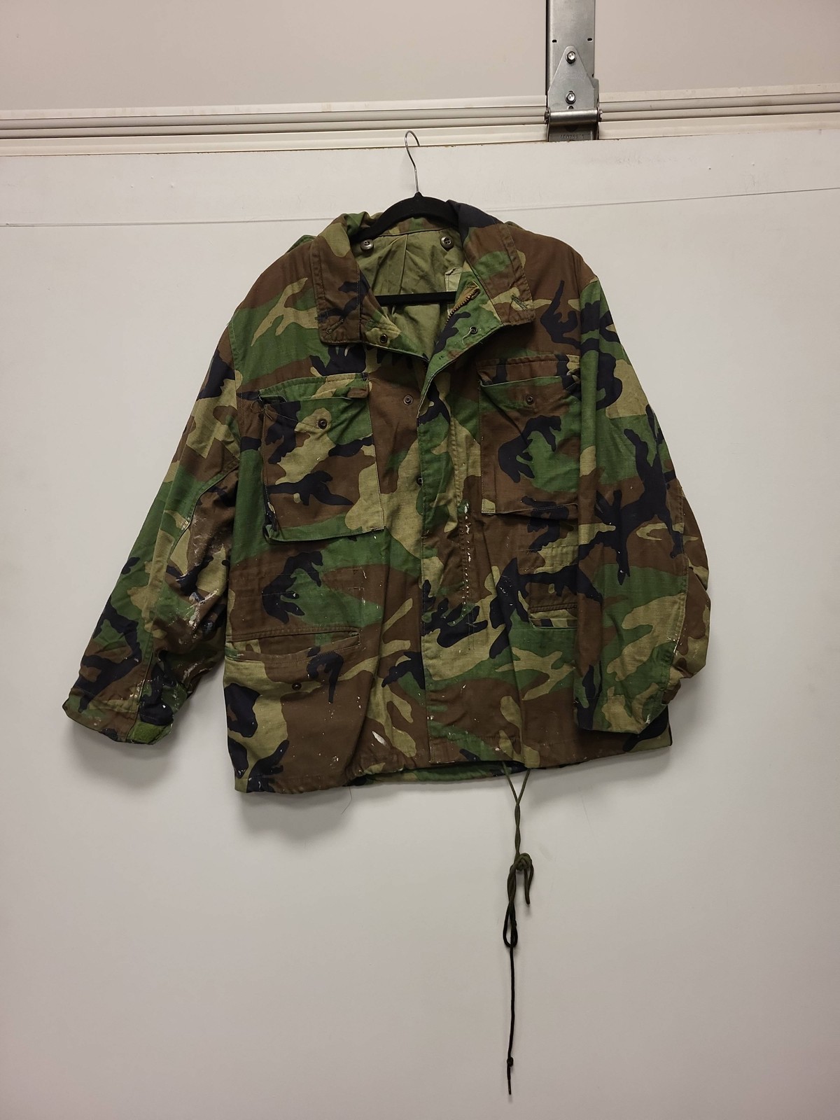 Alpha Industries M65 Field Coat Mens Medium Short Camouflage Military Jacket