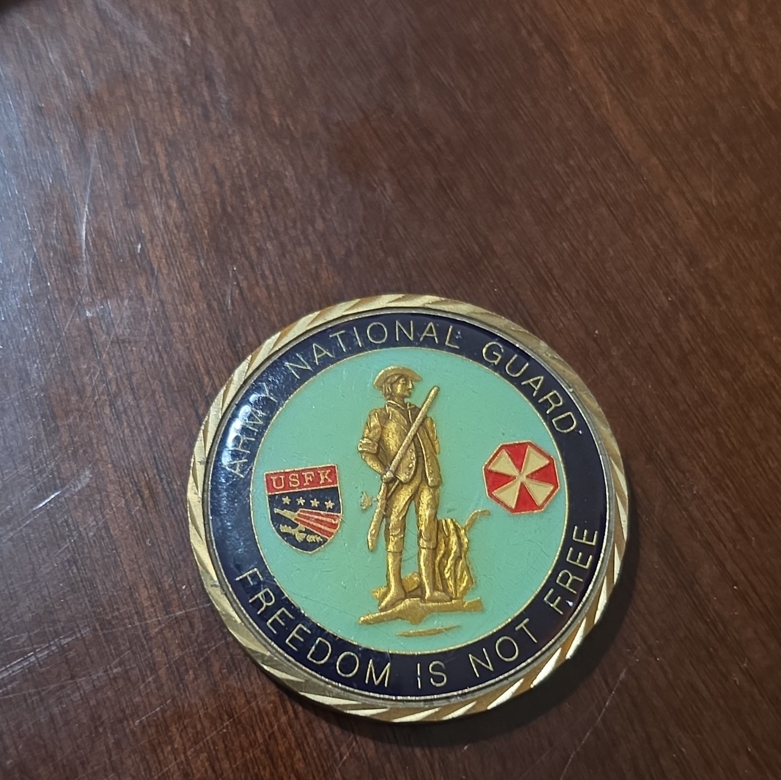 Army National Guard “Freedom Is Not Free” Republic of Korea Challenge Coin