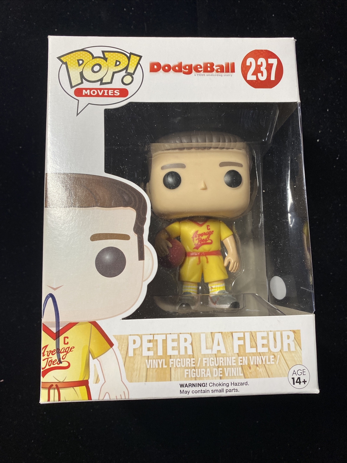 Lance Armstrong Signed Dodgeball Peter La Fluer 237 Funko Pop – ACOA SA76460