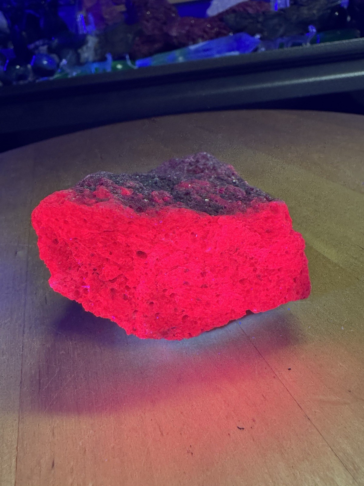 6978 Raw Ruby Corundum Specimen 3.1”x1.5”x2.8” Wt. 11 Oz.