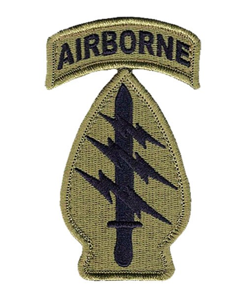 Special Forces Group with Airborne Tab OCP Patch-Veteran Owned Business