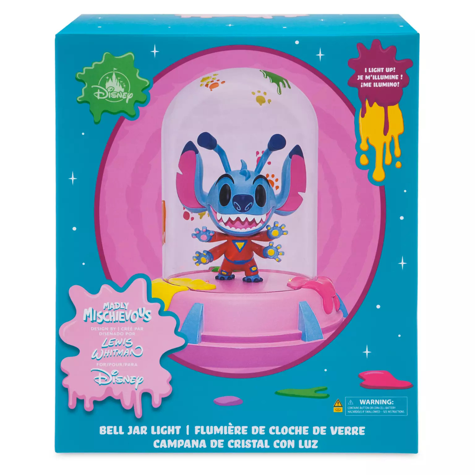 Stitch Madly Mischievous Light‑Up Figure by Lewis Whitman — Disney Parks, New