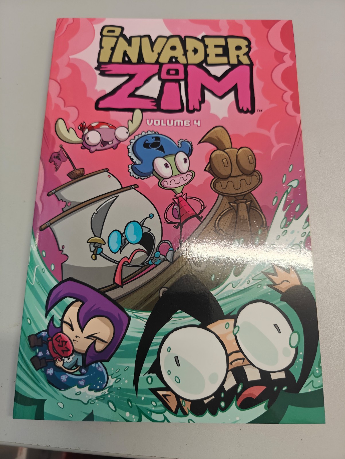 INVADER ZIM TPB VOLUME #4 (2017) – GRADE NM – ONI PRESS WARREN WUCINICH