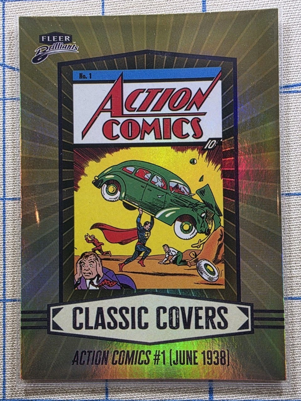 2025 Fleer Brilliants Superman – Action Comics 1 1938 Classic Covers #CC-1