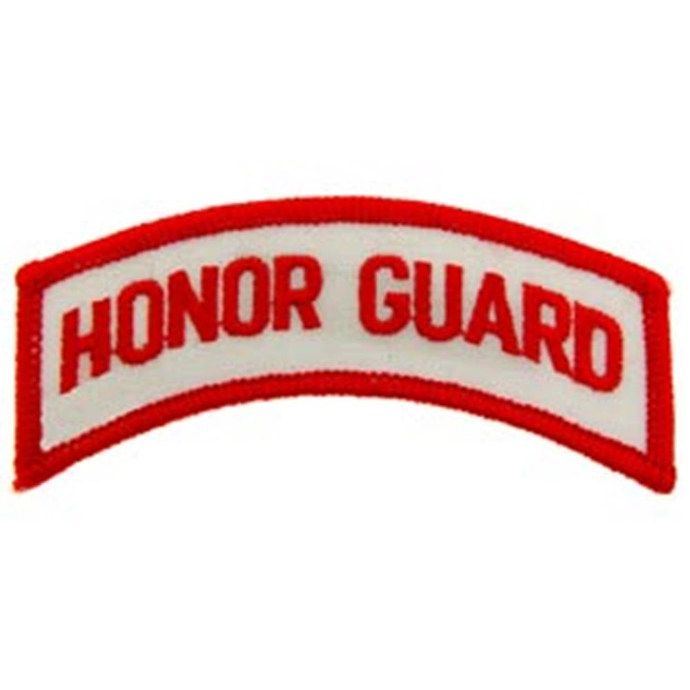 EagleEmblems PM0820 Patch-TAB,Honor Guard (RED/WHT) (3.5”)