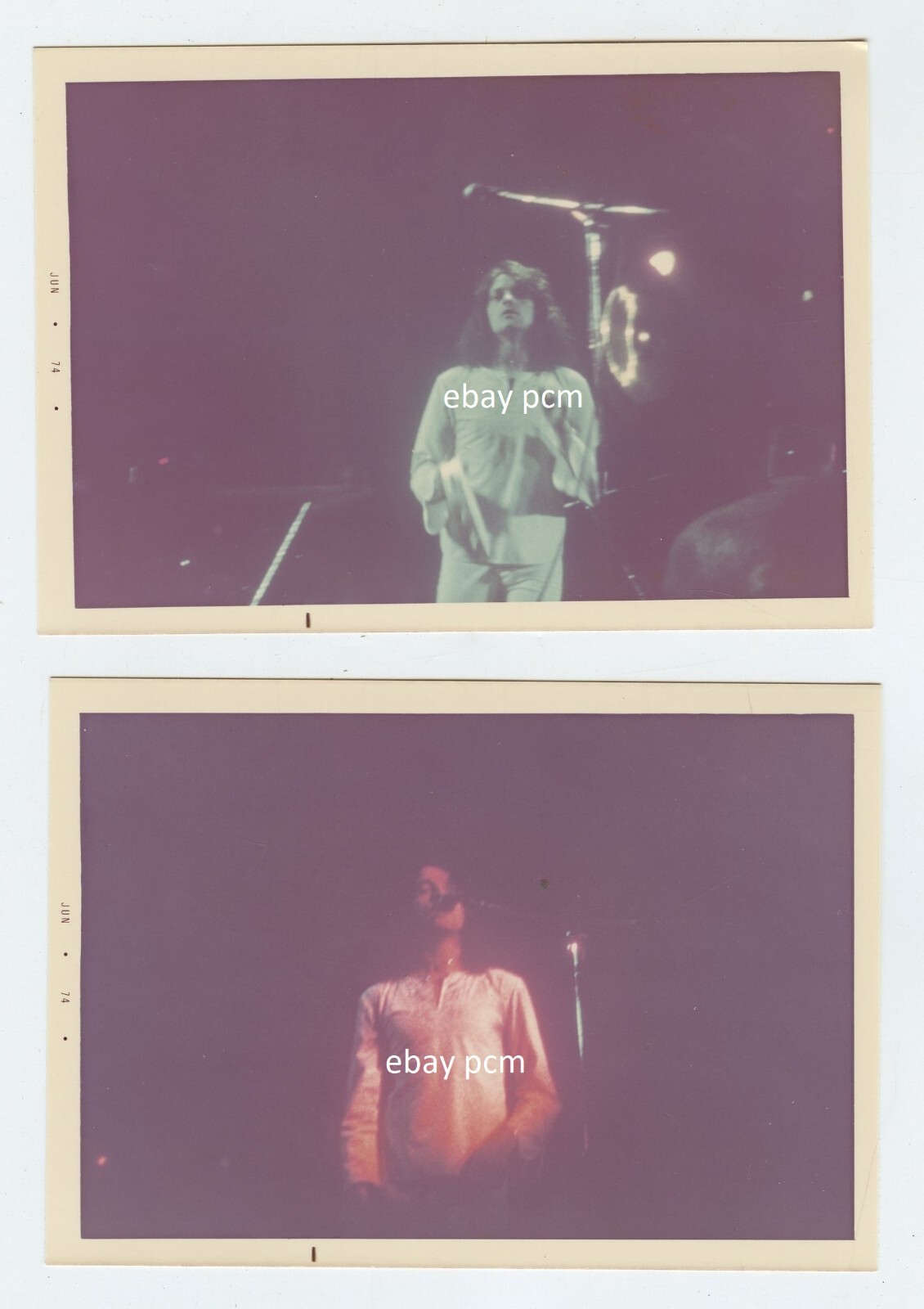 YES . Concert Audience original photos Feb 1974 New Jersey . JON ANDERSON