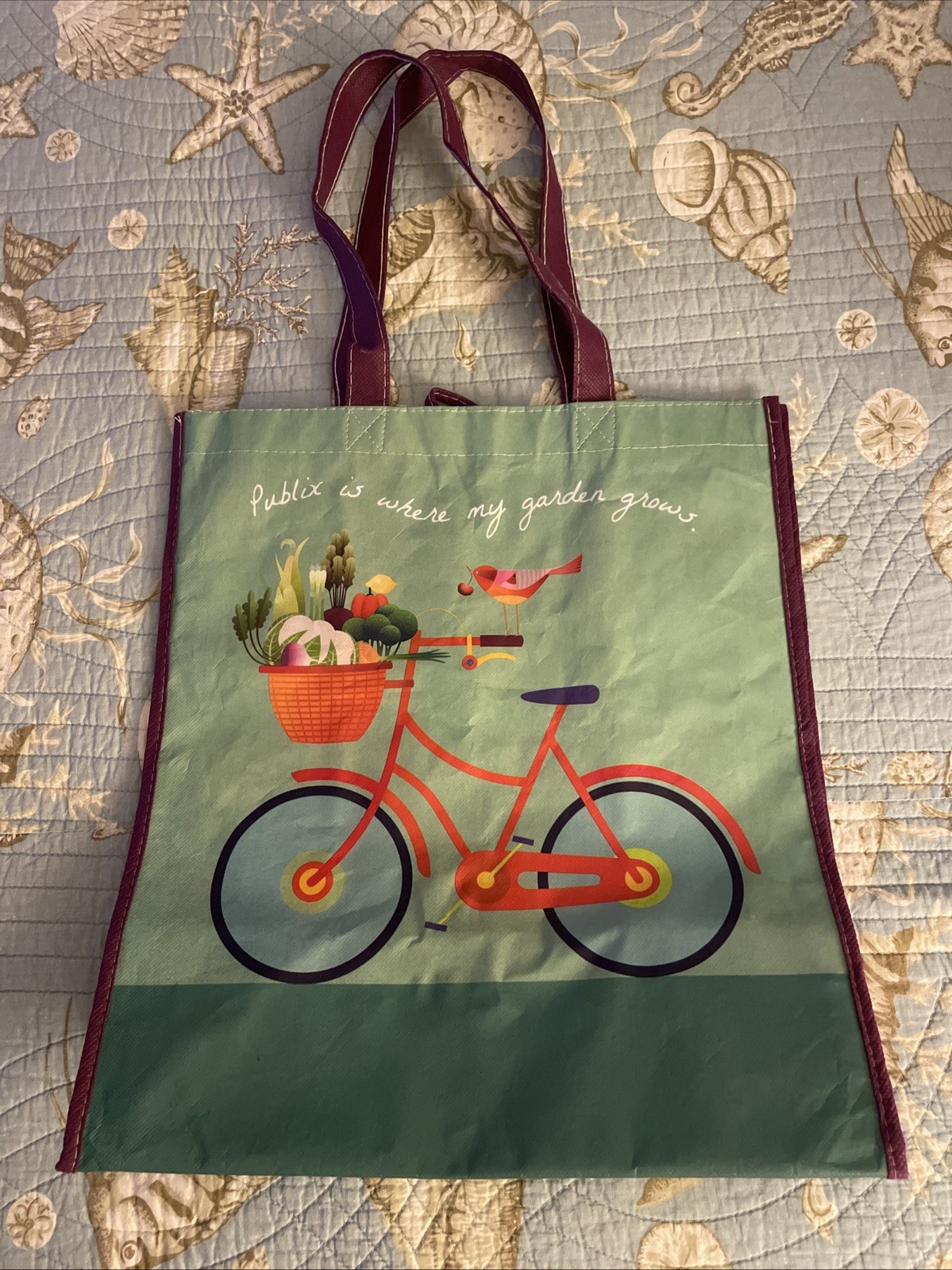 PUBLIX SUPER MARKET Non Woven Polypropylene Shopping Grocery BAG