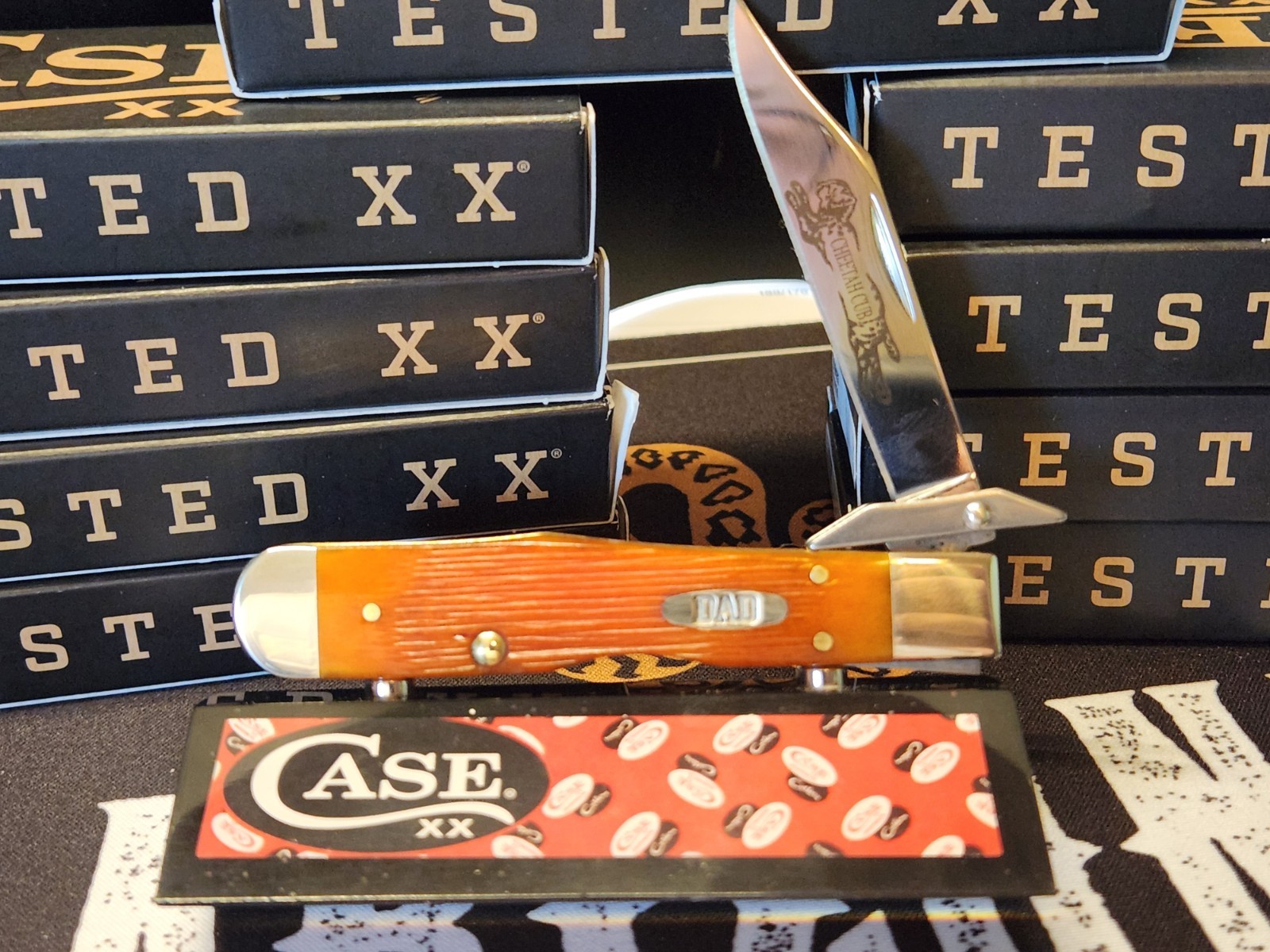 2026 Case XX Cheetah Cub Tequila Sunrise Barnboard Jig – FATHER’S DAY