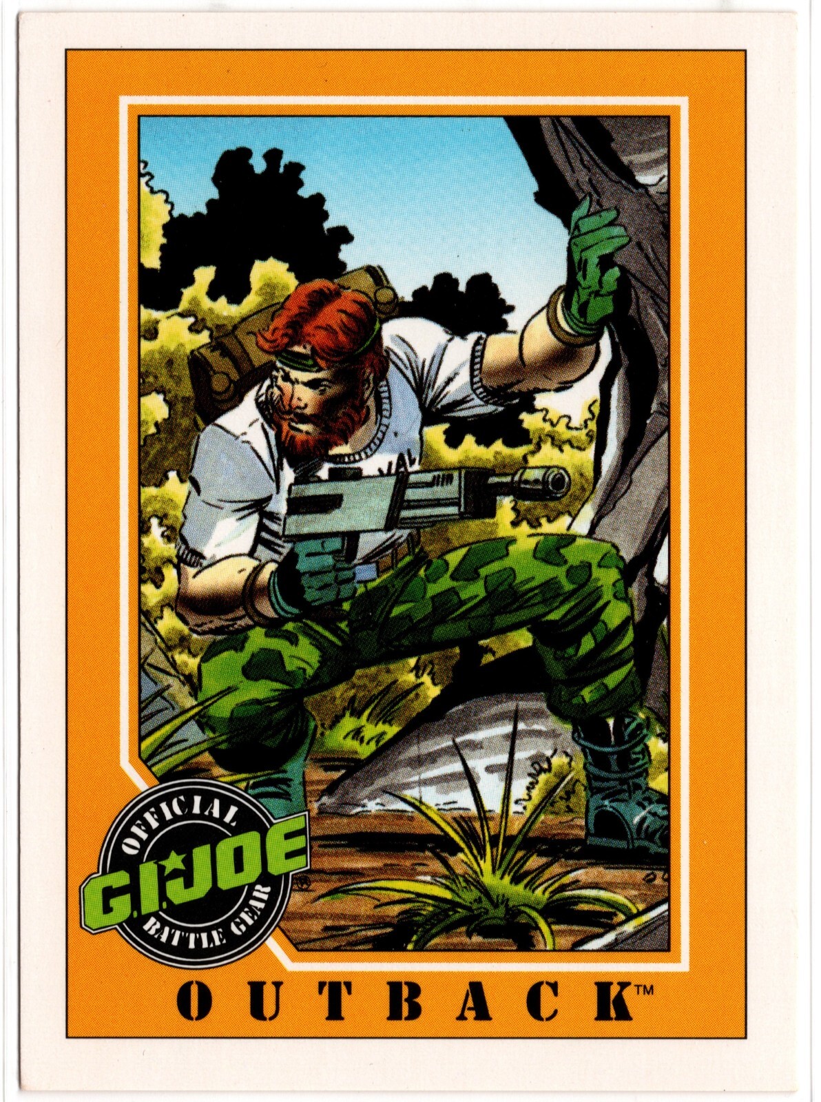 Impel G.I. Joe Series 1 Trading Card #69 • Outback • Hasbro 1991 ARAH