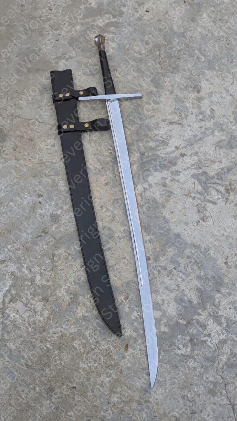 Ronin Katana Sword – Medieval Two Handed Saber – 1075 High Carbon / with strap