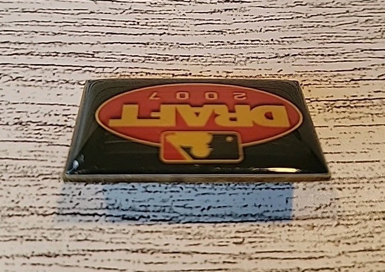 Major League Baseball MLB Draft Lapel Pin 2007 Collectible Rare HTF