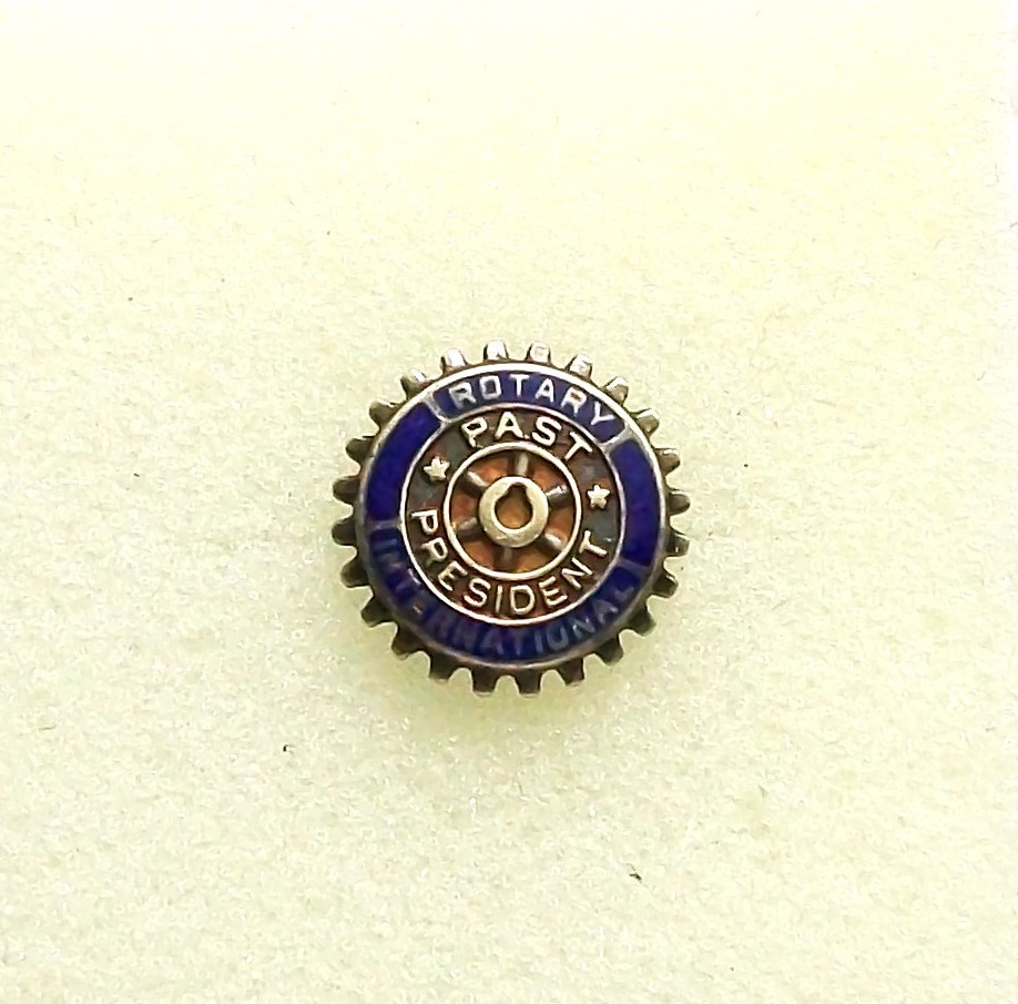 Vintage 10K Rotary International Past President 1.3 Grams Lapel Pin – Not Scrap