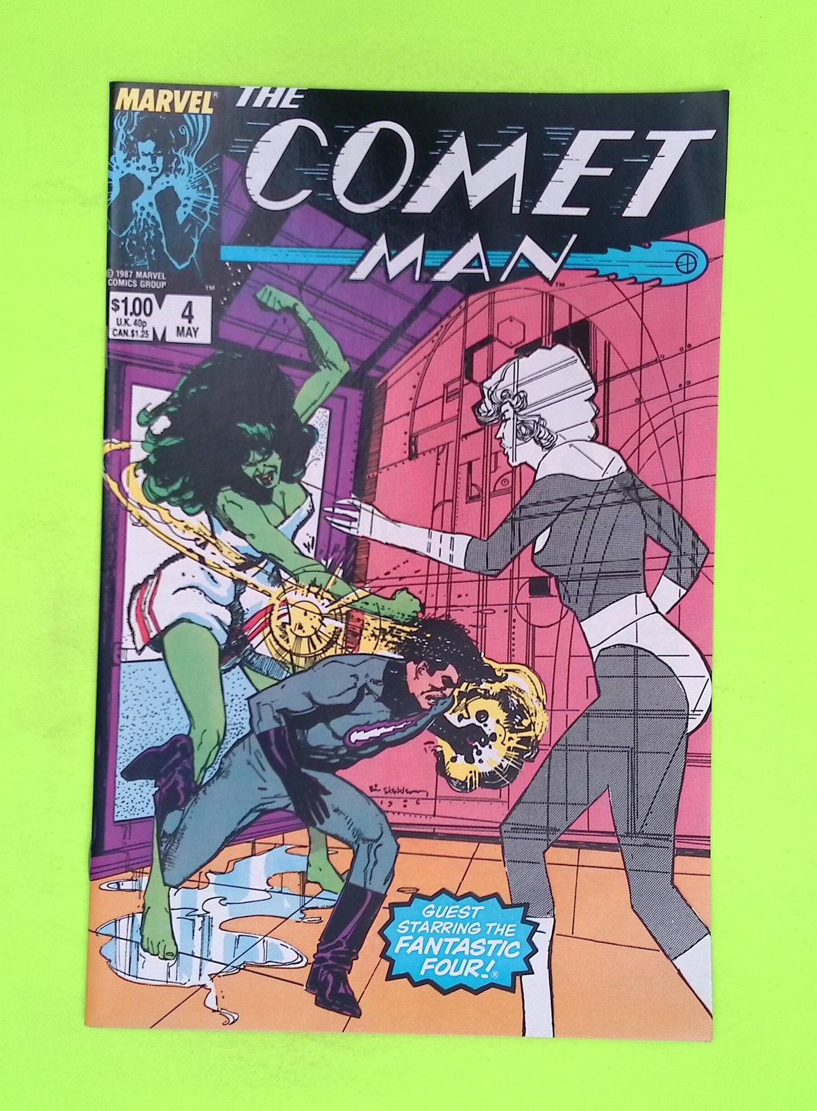 Comet Man #4 1987 Marvel Comics MID GRADE Comic Book V92-102