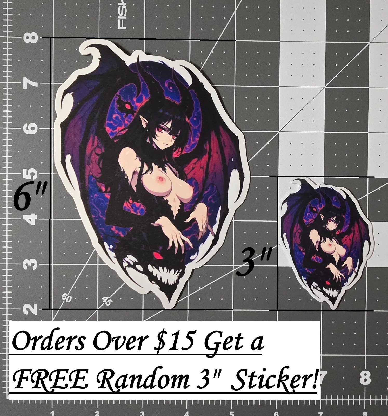 Anime Waifu Sticker Native American Weatherproof Sticker 3″ 6″ Car Decal