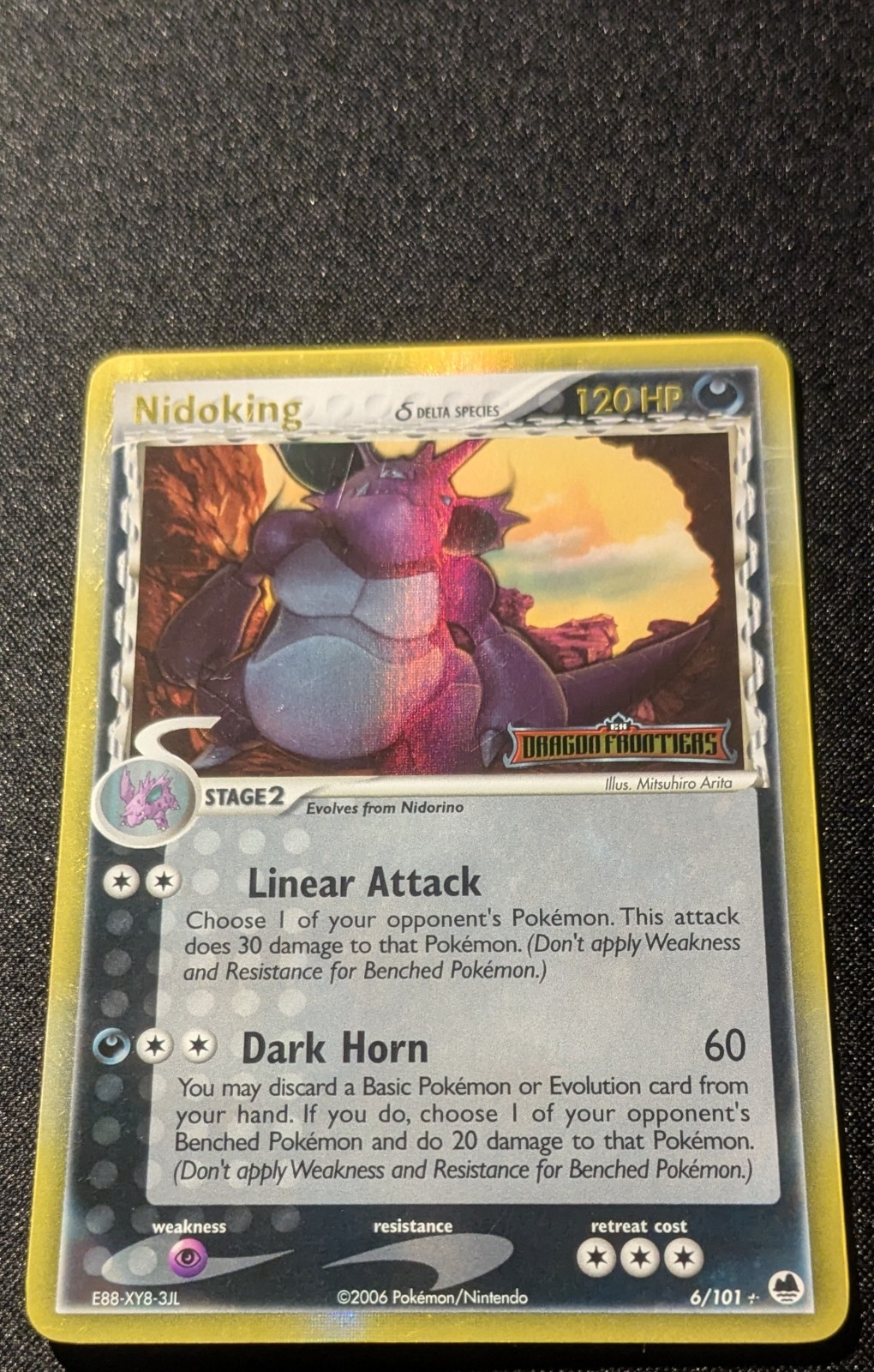 Pokemon EX DRAGON FRONTIERS – 4 Reverse Holo Cards Bundle – ENG – Mixed Cond