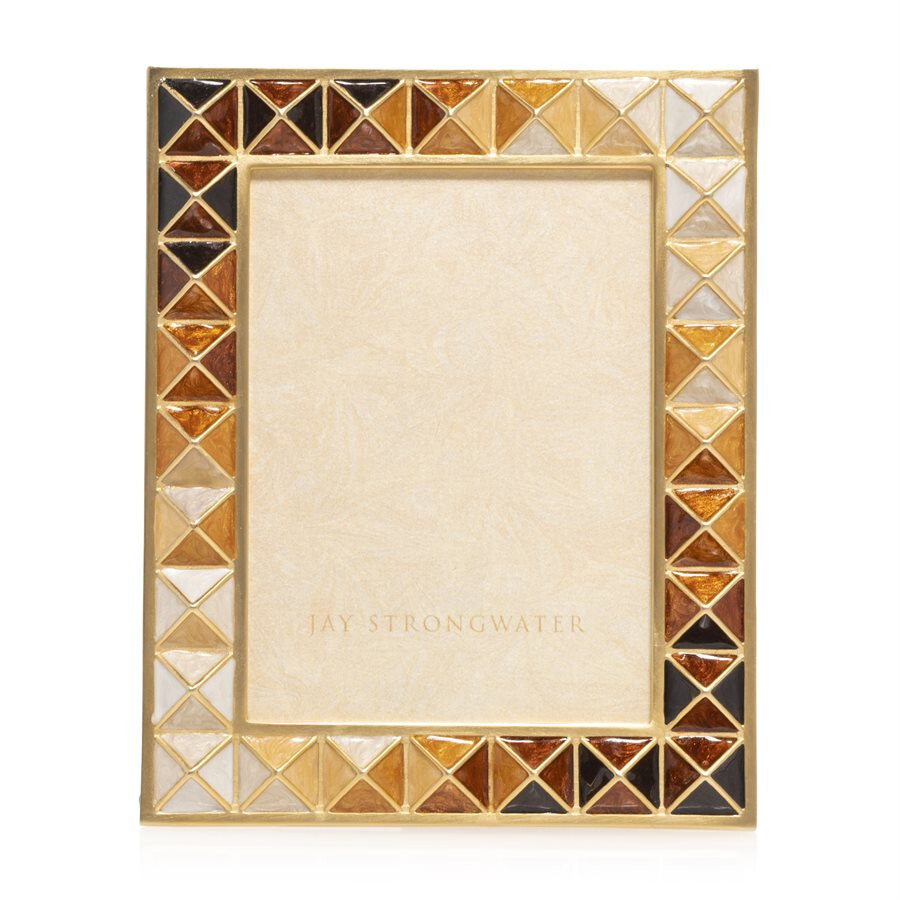 NEW JAY STRONGWATER ABACUS PYRAMID 3X4″ FRAME – TOPAZ #SPF5876-248 BRAND NIB F/S