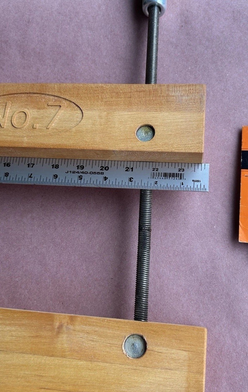 Adjustable Jorgensen Jorgenson 24” Hand screw Clamp, Wood clamp No.7
