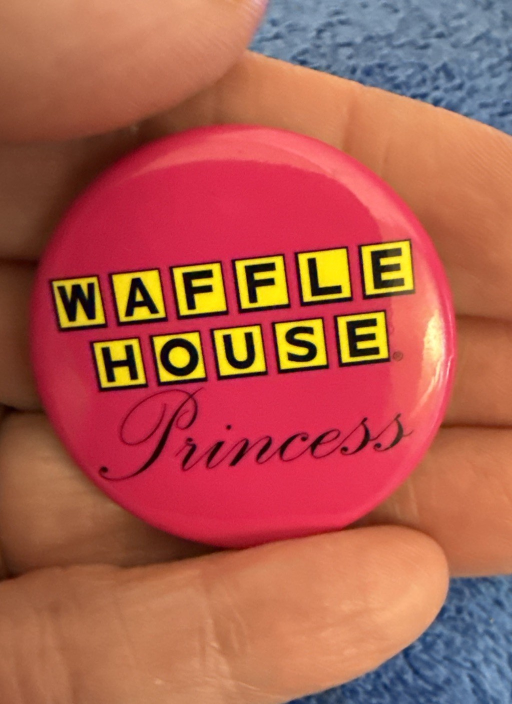 Waffle House Princess Pin Work Wear Occupational Collectable Pink 47