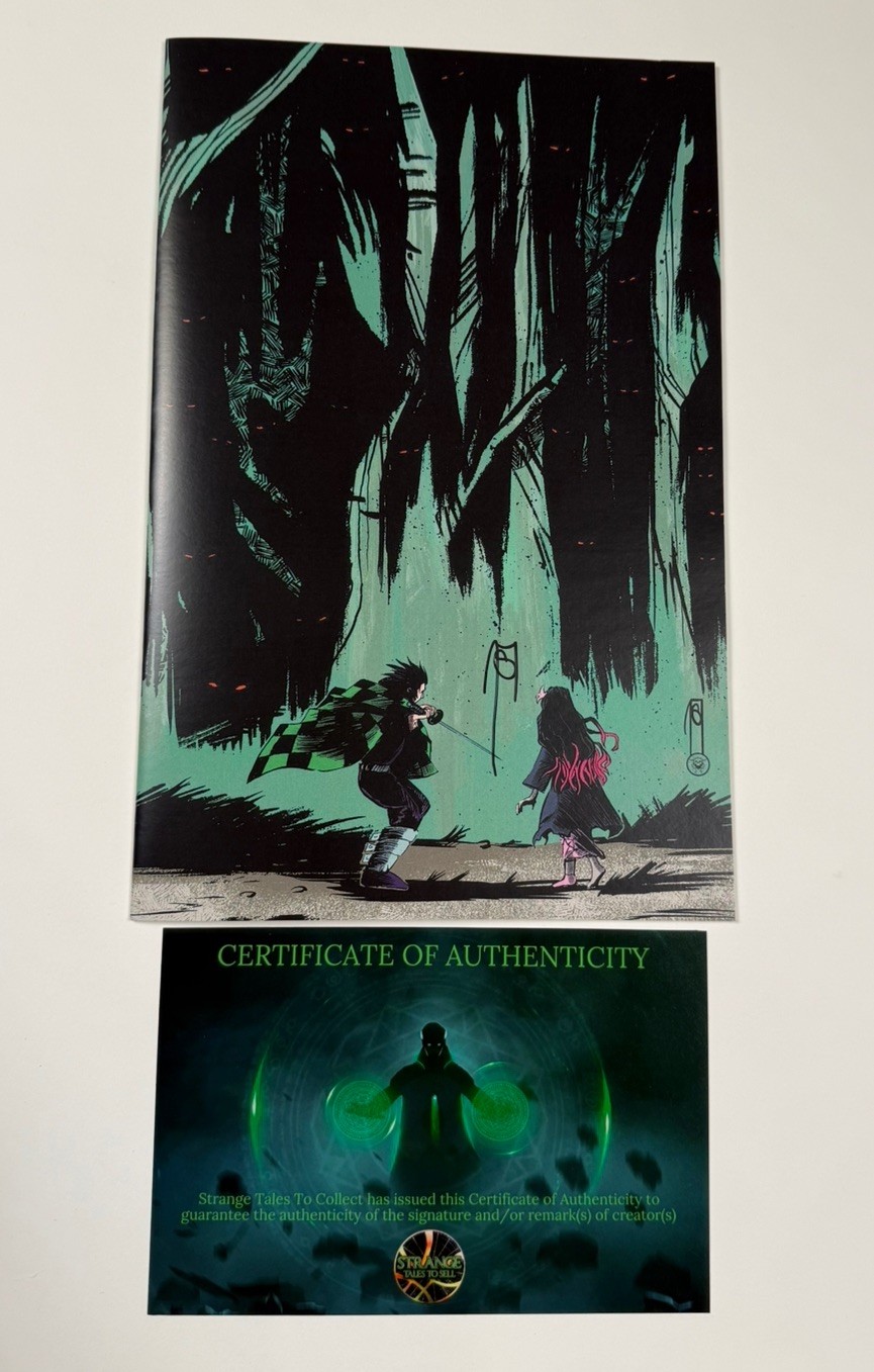FAME: KOYOHARU GOTOUGE *SIGNED* VIRGIN DEMON SLAYER SIKTC HOMAGE LIMITED TO 40
