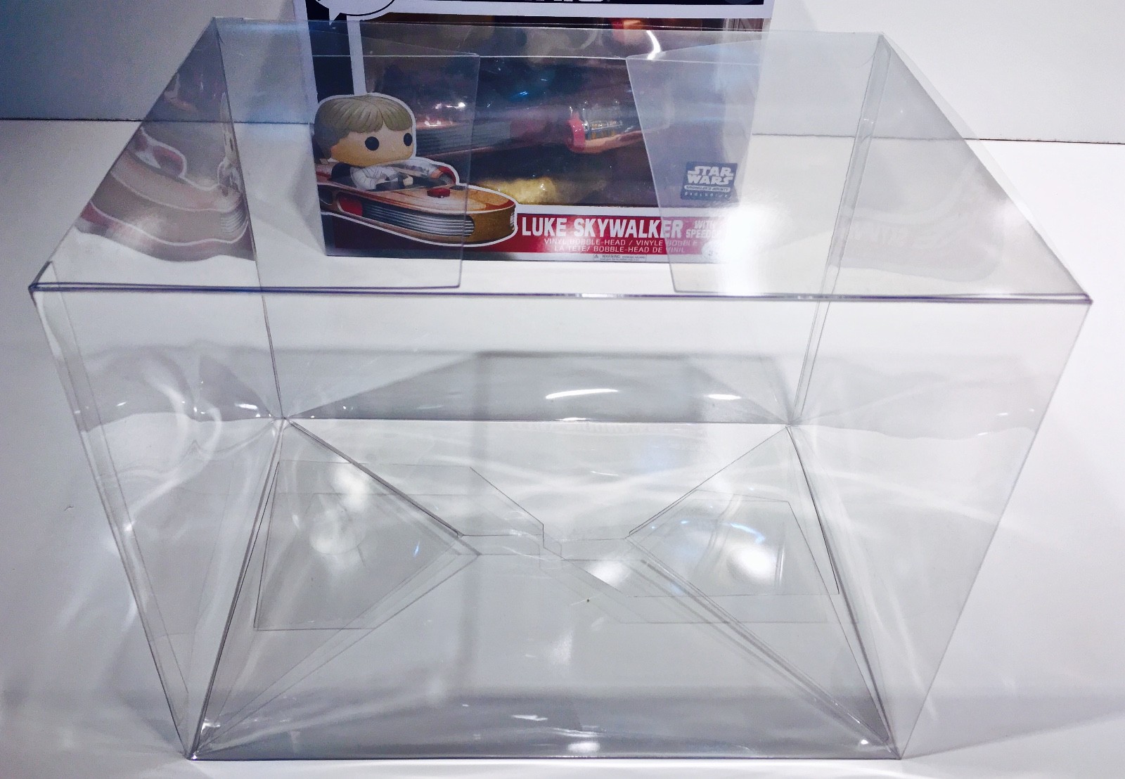 1 Box Protector For FUNKO LUKE SKYWALKER WITH SPEEDER Display Case Star Wars