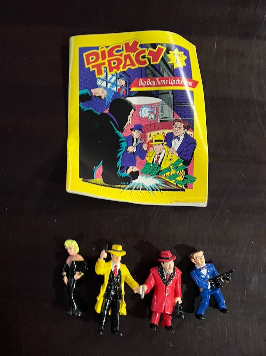 4 VTG Applause Dick Tracy Figures Itchy, Big Boy Caprice, Dock Tracy, Madonna