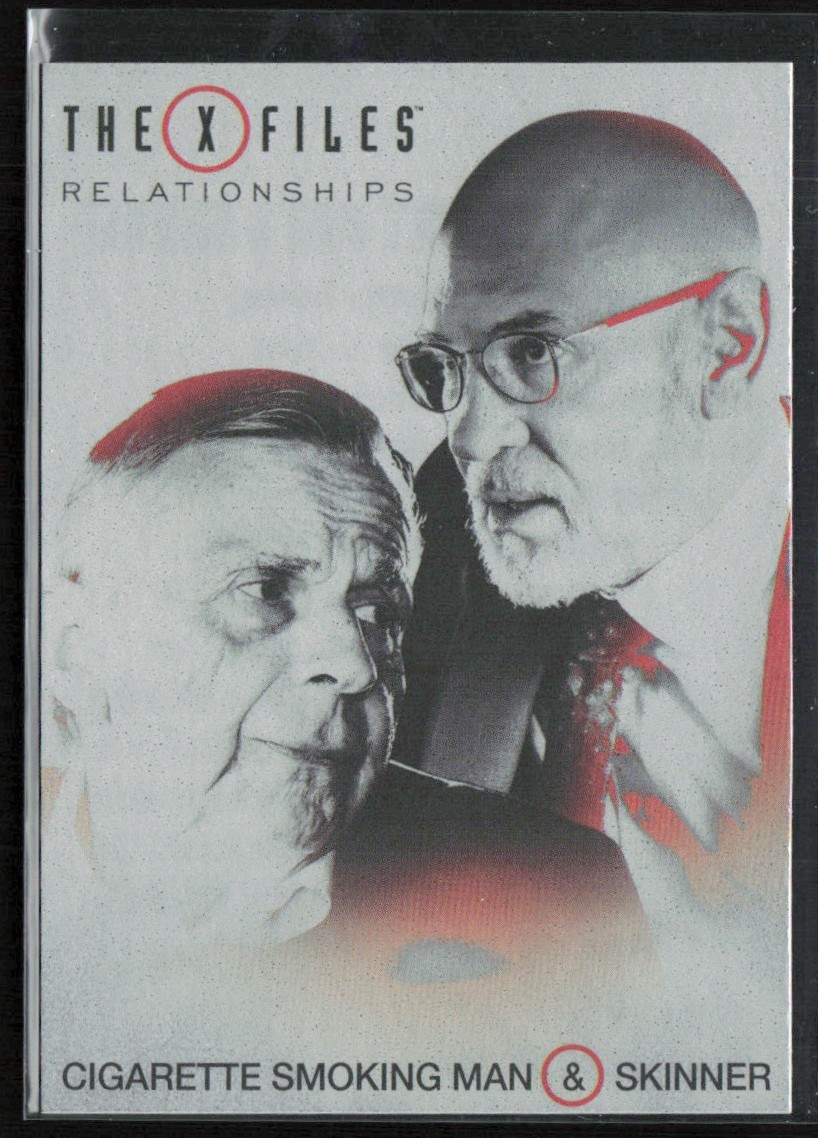 Cigarette Smoking Man & Skinner 2018 Rittenhouse The X-Files Relationships #R6