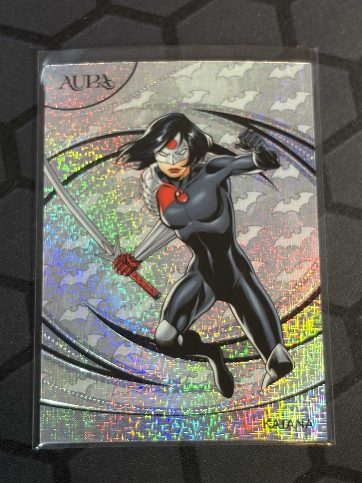 2025 Kakawow Aura DC Trading Cards Bat Card #ADC-IBF-64 Katana /380