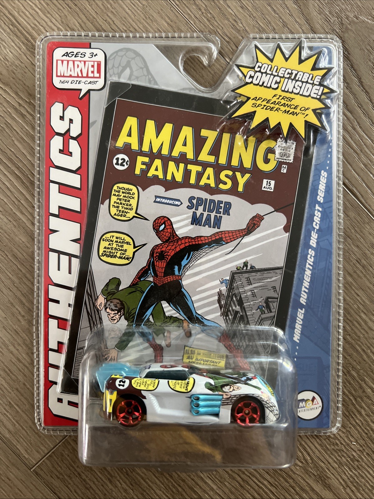 MGA Entertainment Marvel Die Cast Amazing Fantasy 15 Spider-Man Car 2007