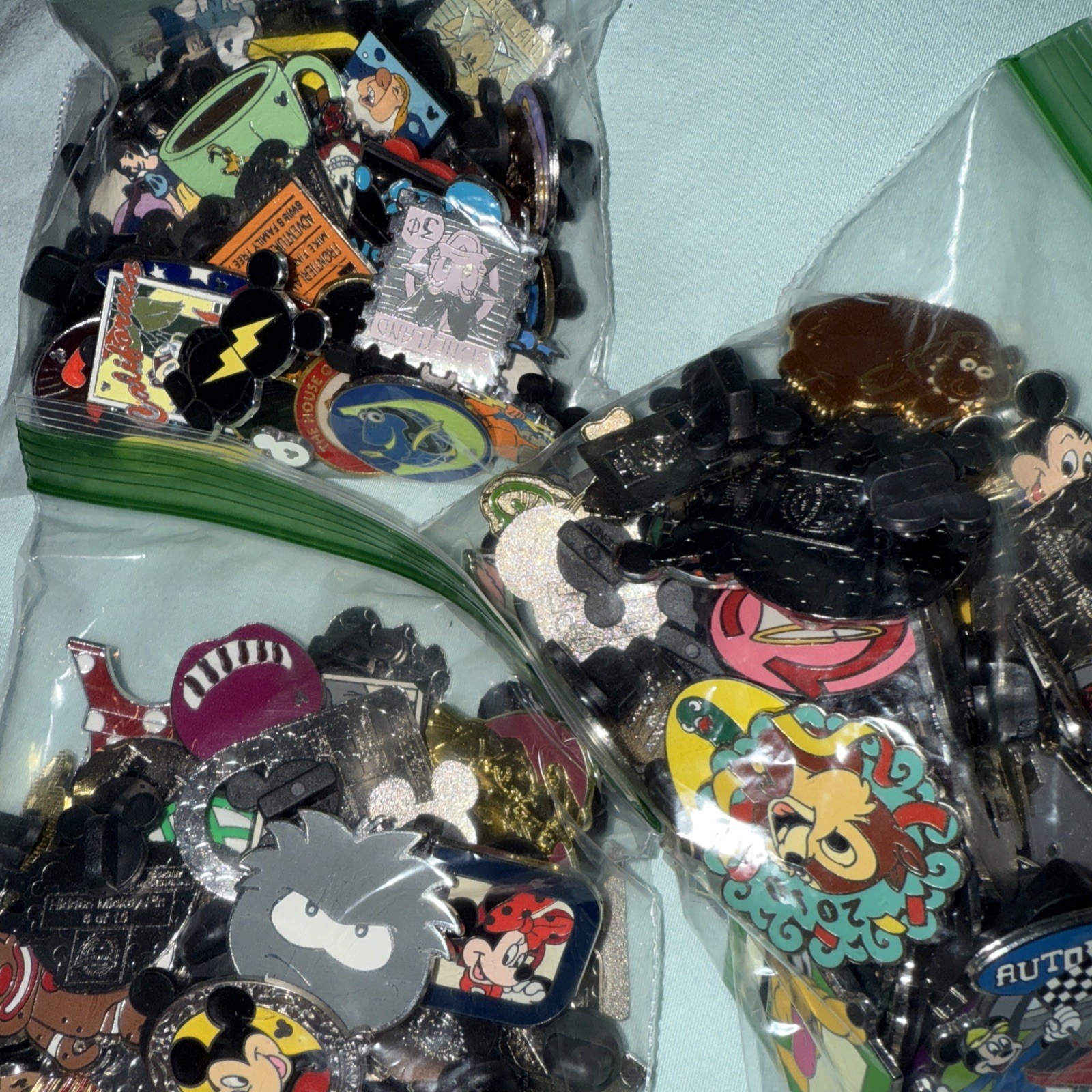 50 Mystery SCRAPPER Disney Pins COMPLETLY RANDOM GRAB BAGS
