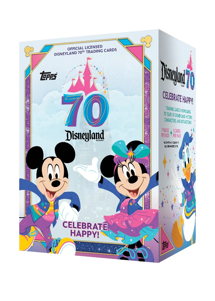 2025 Topps Disneyland 70th Anniversary Value Box – Free Shipping