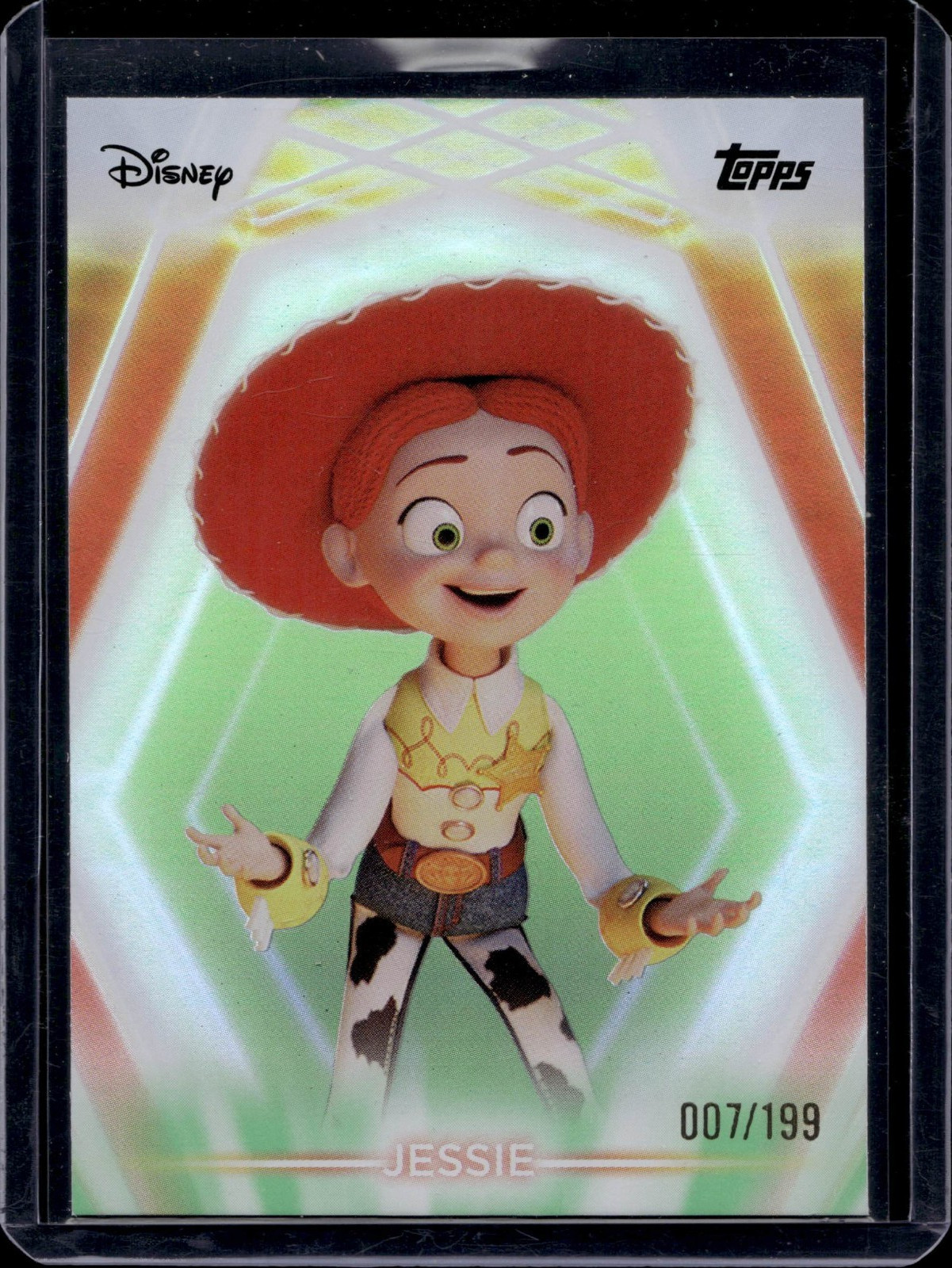 2026 Topps Disney Neon #33 – Jessie 007/199 Base Green /199