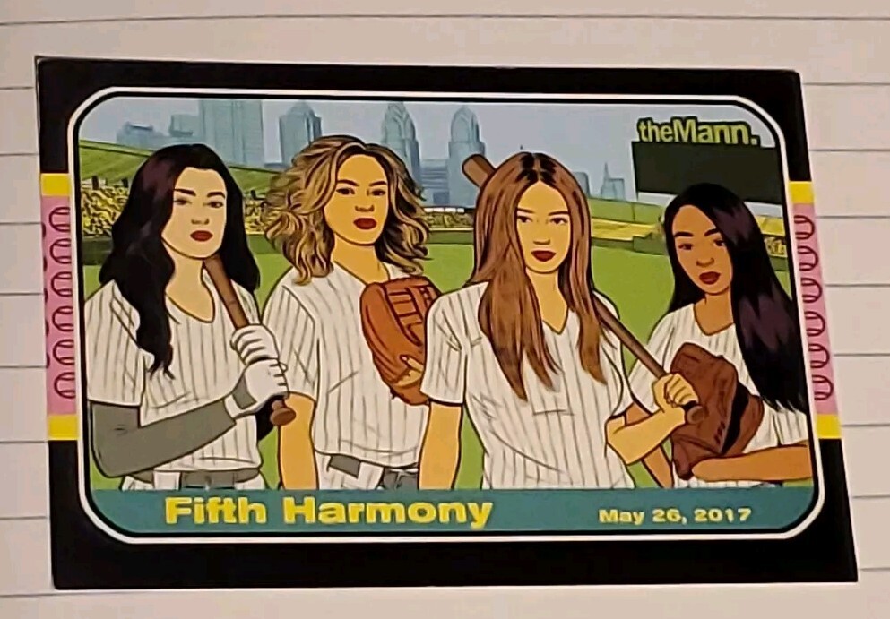 FIFTH HARMONY 2017 CONCERT TOUR MANN MUSIC CENTER PHILA TRADING CARD
