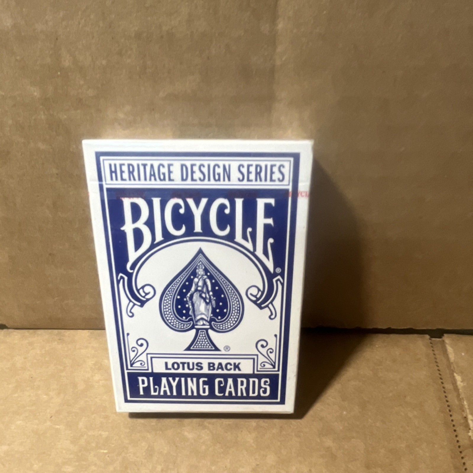 Bicycle Heritage Lotus Back art theme playing cards modern (1970-Now)