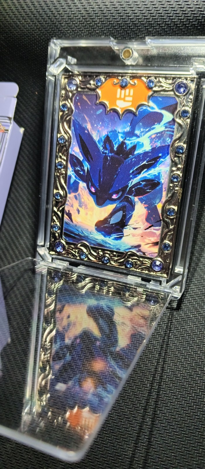 ✨ Pokemon LUCARIO #19/20 Serialized Metal Collectible Card (non tcg)