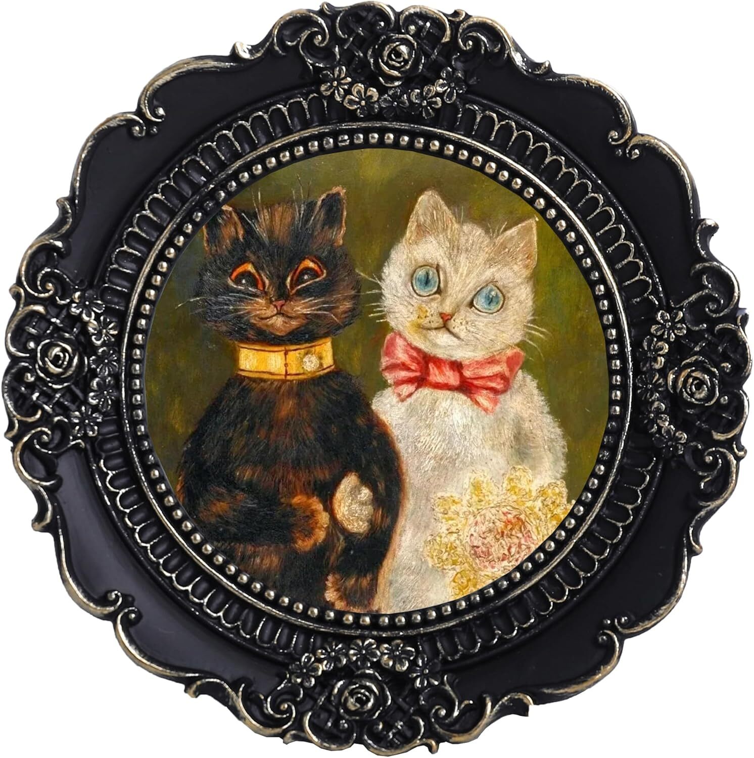 Small Vintage Picture Frames 3X3 Round Picture Frames Wallet Size Picture Frames