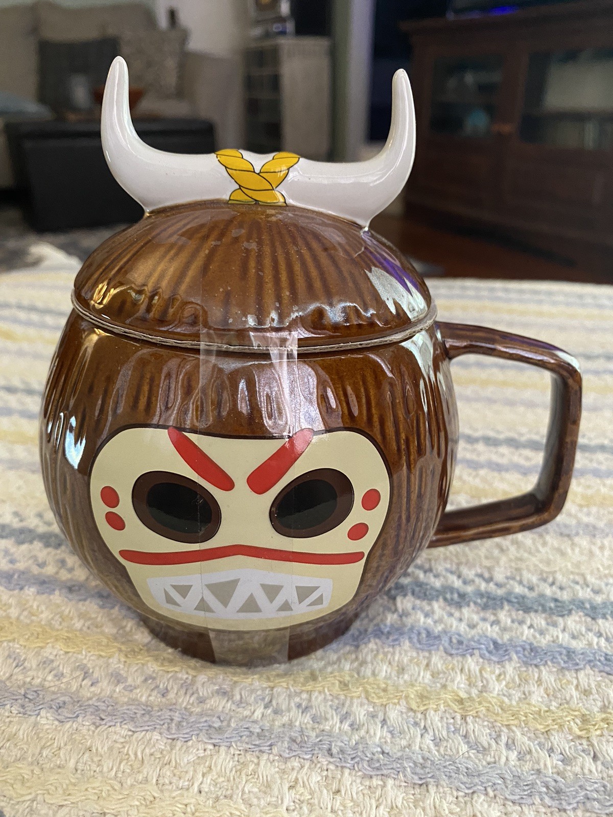 2023 Disney Parks Moana Kakamora Coconut Coffee Tea Mug With Lid