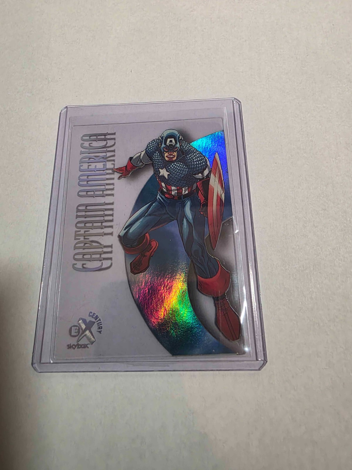 2015 MARVEL RETRO SKYBOX EX CENTURY ACETATE CARD #4 CAPTAIN AMERICA