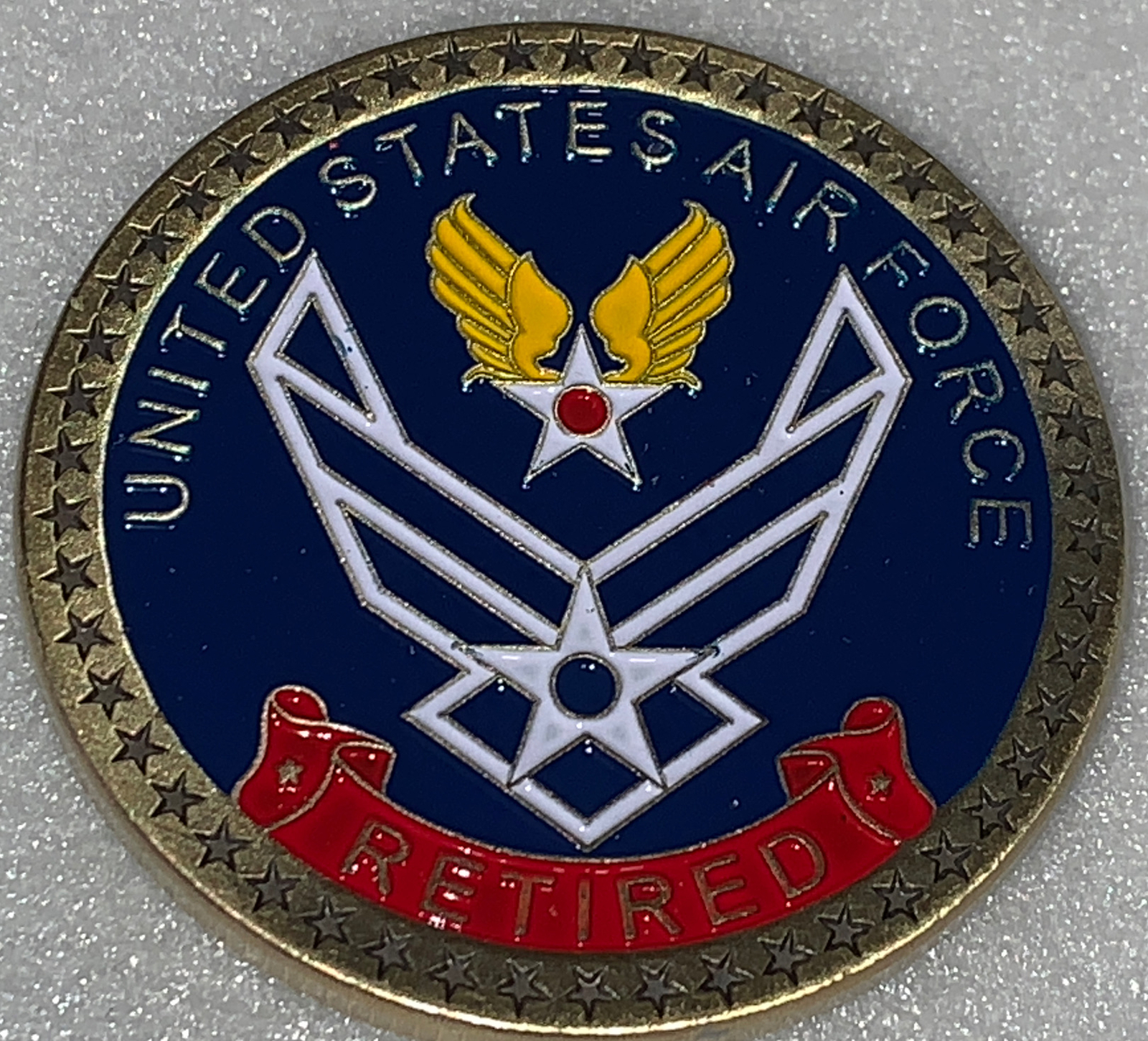 * US Air Force USAF Retired Veteran Challenge Coin Great Gift For USAF Veteran