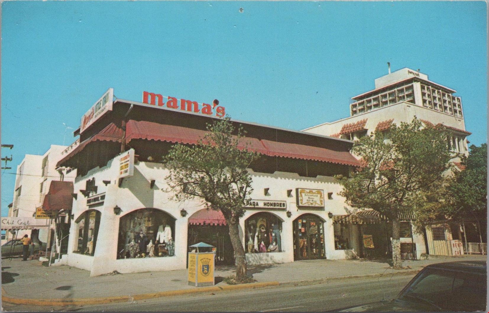 Postcard Mama’s Little Italy Restaurant San Juan Puerto Rico