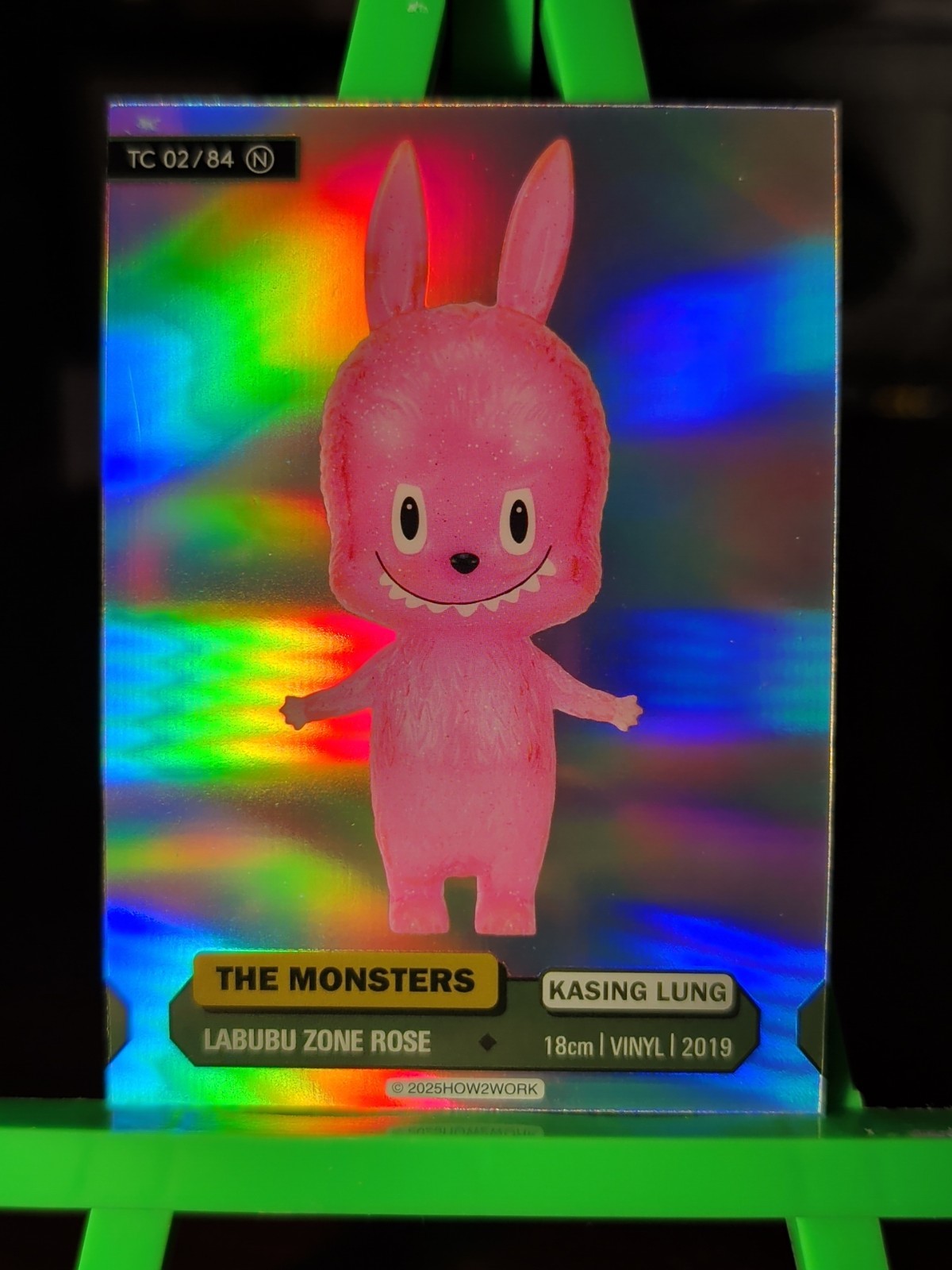 2025 How2Work THE MONSTERS Series 3 “Zone Rose 2/84 LABUBU Rare Refractor