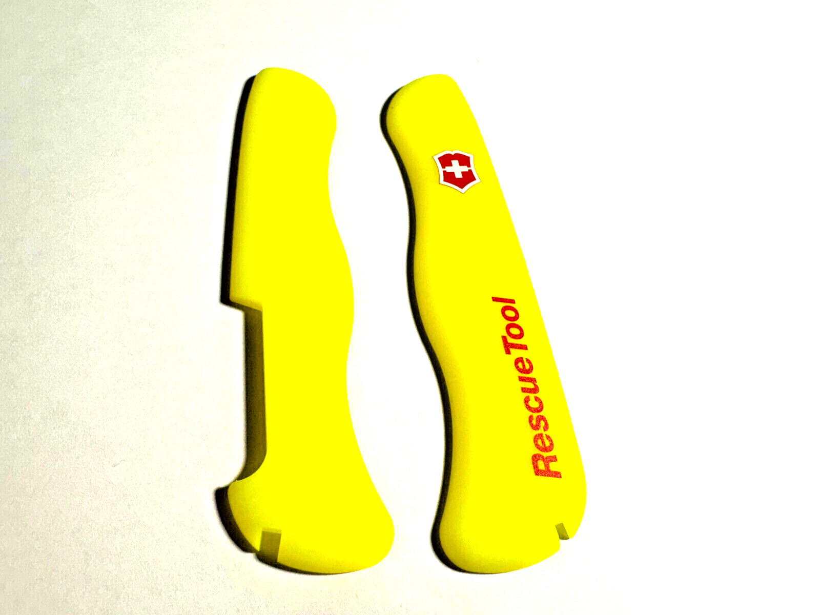 New Victorinox Swiss Army Knife 111mm HANDLE / SCALE 2 Piece KIT in STAY GLOW