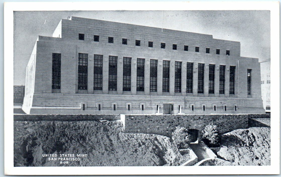 Postcard – United States Mint, San Francisco, California
