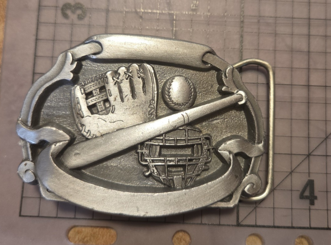 Baseball Bat Glove Mask Buckles of America Belt Buckle Masterpiece Collection
