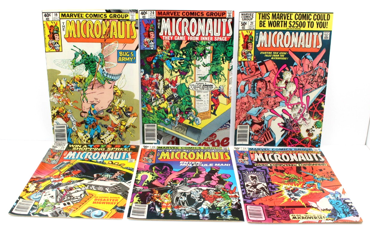 Marvel Comics (48) Micronauts space #1-2 Annual, 2-7,9-45,53 & 55 VG Condition
