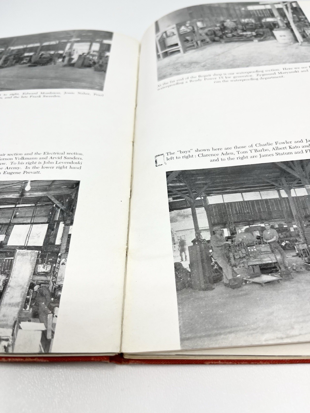 Vintage WW2 Army 493rd Engineer Heavy Shop Tribute Book Pictures Military As Is