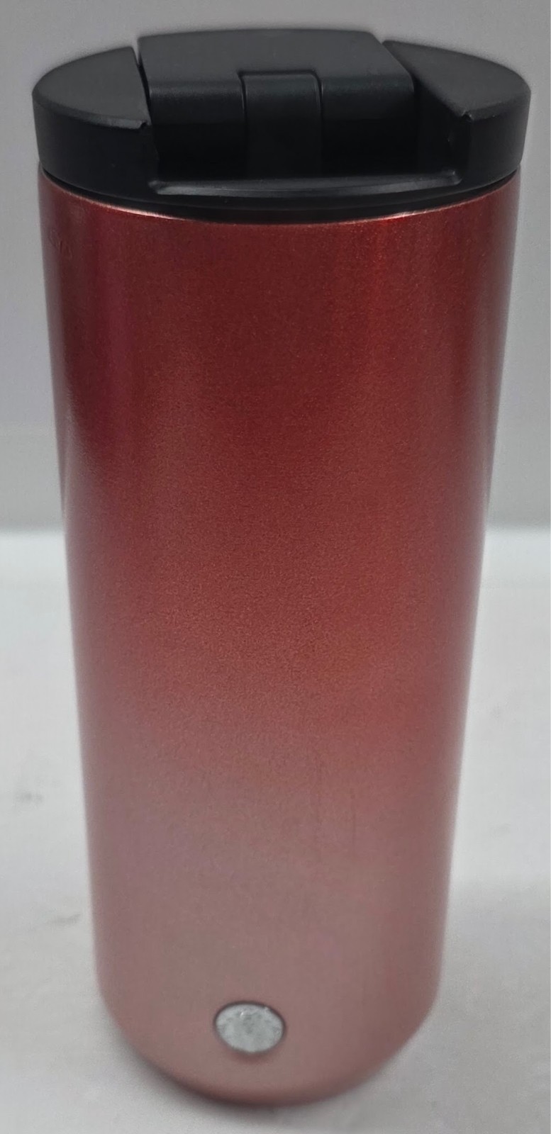 2019 Starbucks Coffee Ombre 12oz Gradient Pink Red Glitter Stainless Tumbler/Mug