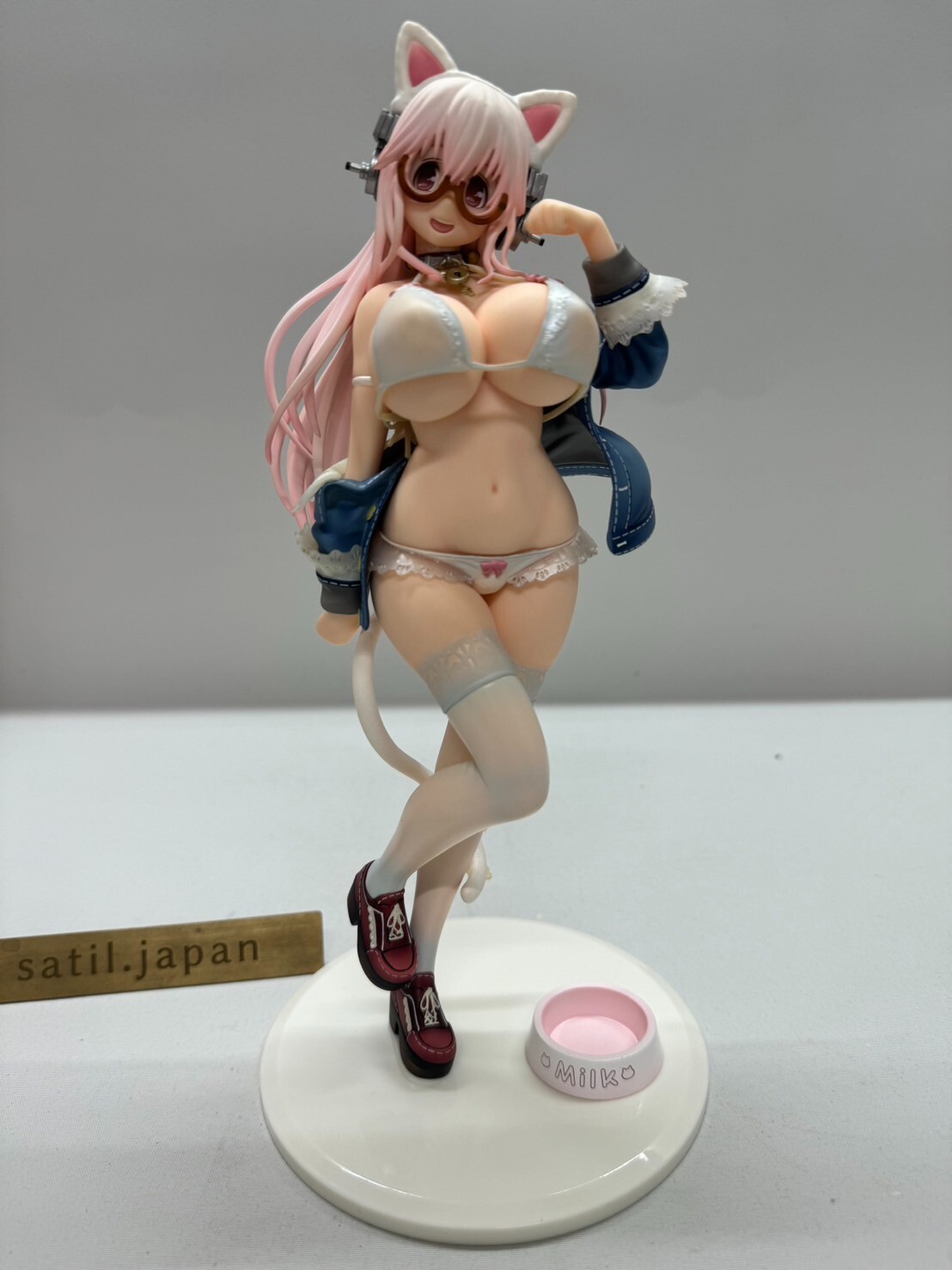 [USED] Union Creative Super Sonico White Cat Ver. Figure Japan