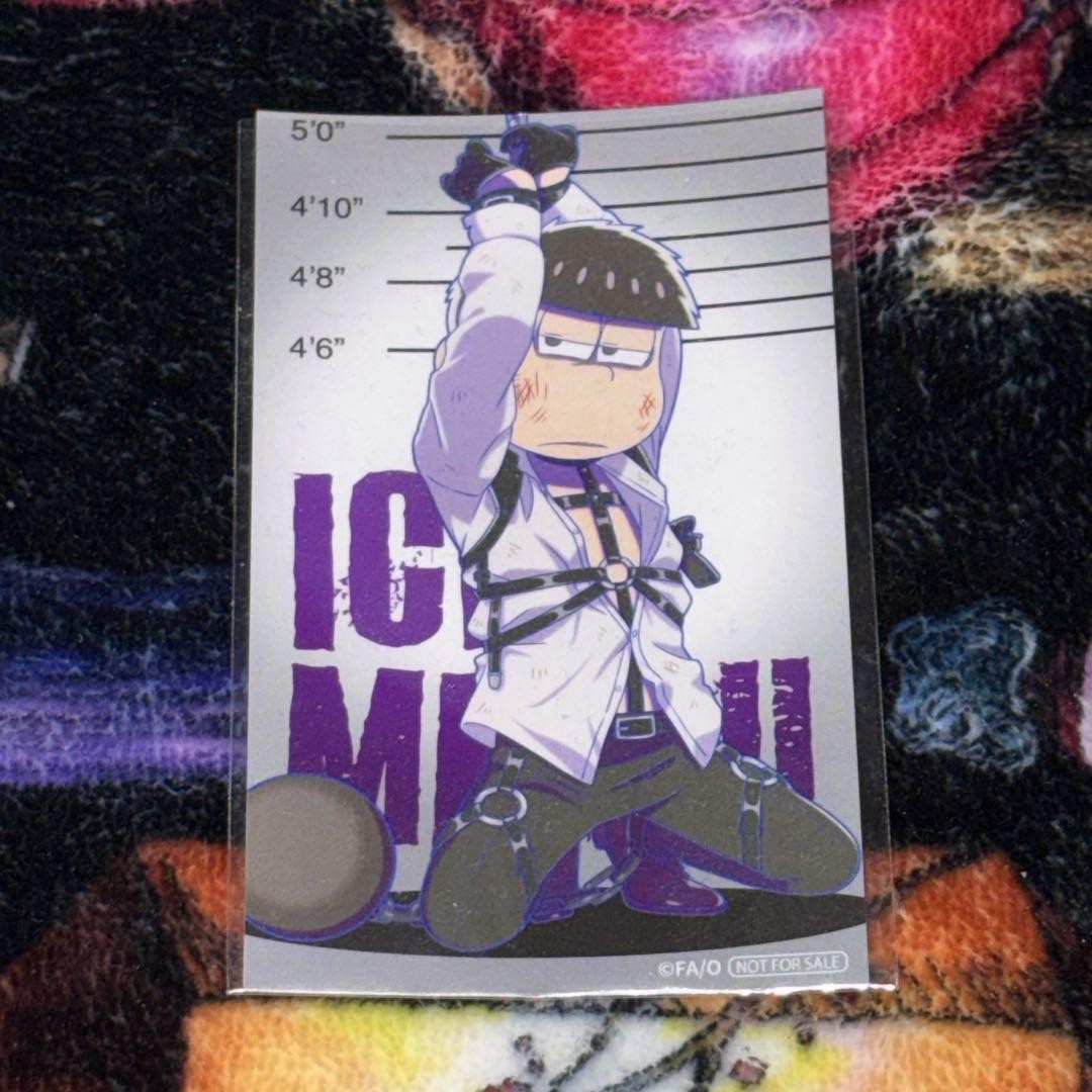 Osomatsu-san Favoteria Undercover Bonus Card Ichimatsu