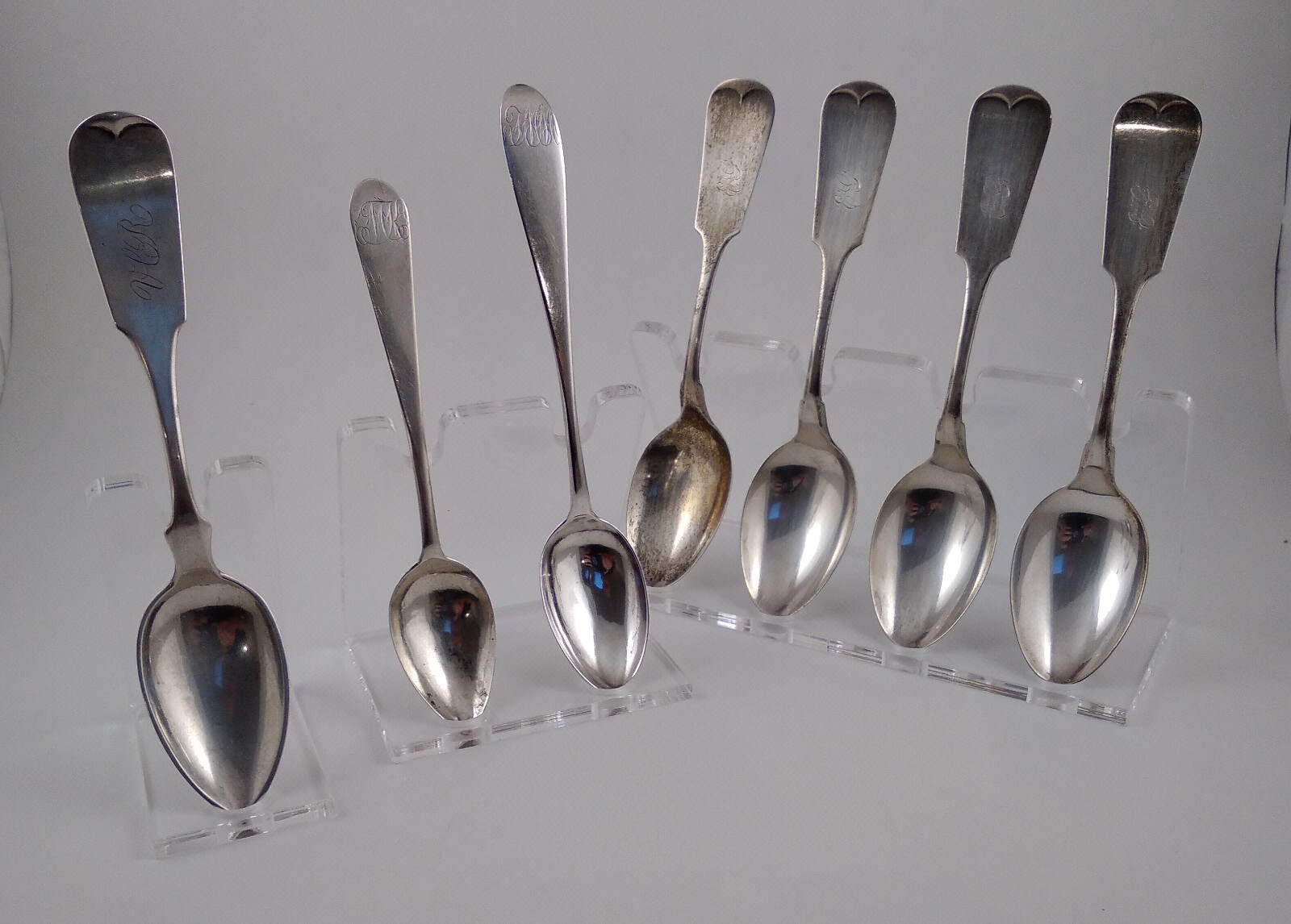 Acrylic Spoon Display Stands, Single, Double & Quad – Free Domestic Shipping